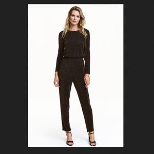 H&M Metallic Copper Jumpsuit